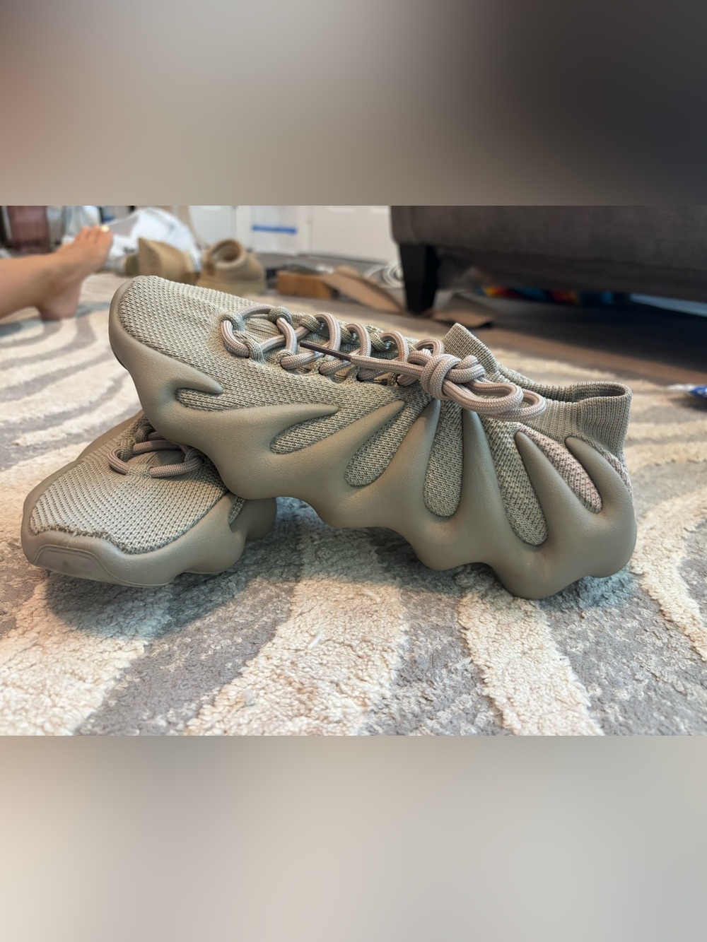 Adidas Yeezy 450 "Stone Flax" Men's Fashion Sneakers